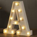HXWEIYE Light Up Letters A, LED Marquee Letters Lights Sign 26 Alphabet and 10 Number Big Light Letter for Party Birthday Bar Battery Powered Christmas Decor Letter Lights (Warm White)