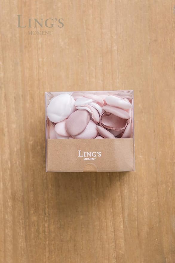 Ling's Moment Rose Petals, Silk Flower Petals for Wedding/Aisle/Flower Girl Baskets/Table Centerpiece Décor,etc.Dusty Rose Pink 400pcs