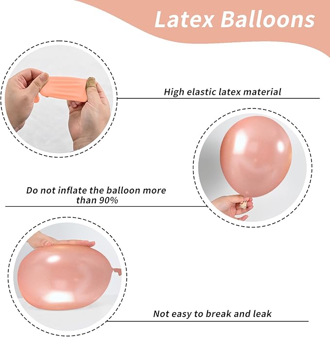 Burgundy Rose Gold Balloons, 52 PCS 12 Inch Wine Red Silver Rose Gold Latex Balloons with Confetti Balloons for Women Girls Birthday Wedding Bridal Shower Party Anniversary Decoration