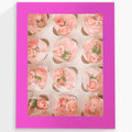 12 Cupcake Containers 10-Packs Roland Cupcake Box Cupcakes Carrier, 12 Cupcake Boxes with Window 13"x10"x3.5"（Auto-pop up）