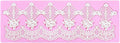 Silicone Lace Mold for Cakes Decorating, Silicone Molds for cake lace Mat Craft Tools, Embossing Lace Fondant Molds