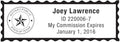 MaxMark Notary Stamp for State of Texas- Self Inking Stamp