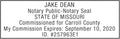 MaxMark Notary Stamp for State of Missouri- Self Inking Stamp