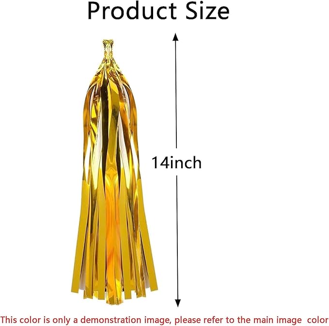 CC wonderland zone Pink and Green Tassel Garland,Paper Tissue Tassel Banner for Party Decorations,Pack of 20