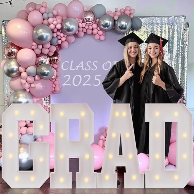 imprsv Marquee Light Up Letters, 3FT Marquee Letters for Birthday Baby Shower Wedding Decorations Light Up Letters for Engagement Party Decor, Large Marquee Letters for Party Decorations, Letter B