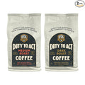 Duty to Act Medium Roast & Dark Roast Whole Bean Coffee, 2 lb. (Variety Pack)