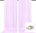2 Panels Light Purple Backdrop Curtain, 10 x 10 Feet Background Curtains for Parties, Weddings, Baby Showers, Bachelorette Halloween, Christmas Birthday Party Photoshoot Backdrop Curtains Decorations