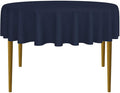 Lann's Linens - 10 Premium 70" Round Tablecloths for Wedding/Banquet/Restaurant - Polyester Fabric Table Cloths - Navy Blue