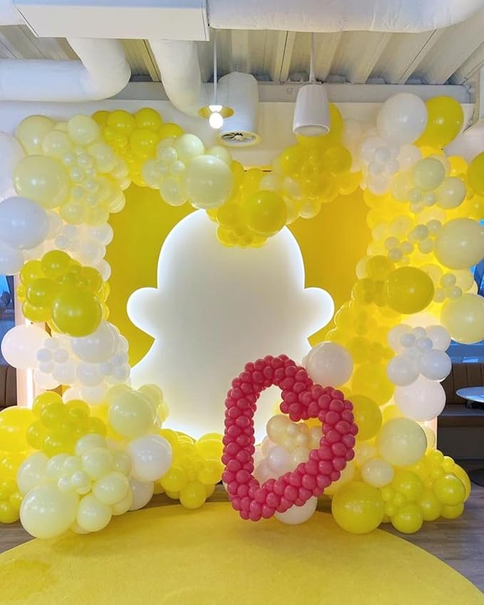 Bezente Yellow Balloons Latex Party Balloons - 150 Pack 5 inch Matte Small Yellow Helium Balloons for Birthday Wedding Bridal Shower Summer Party Decorations