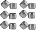 Silver Napkin Rings Set of 12, Beaded Napkin Rings - Rust Resistant, Durable Heavy Duty Napkin Holders for Family, Gatherings, Party, Farmhouse, Modern & Outdoor Dining Décor- ALPHA Living HOME