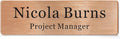 Magnetic Name Tags Personalized - Metal Engravable Name Badges with Pin or Strong Magnetic Backing for Teachers, Kids, Business, 1x3 Inch (Rose Gold, Design 1)