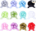 12 Pcs 6inch Pull Bow Gift Wrapping,Pull Bow for Birthday, Christmas, Party, Holiday, Gift Boxes Bow Basket Packaging Bows for Valentine's Day Presents Flower Decorations