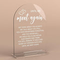 Acrylic Wedding Sign Wedding Signs for Ceremony Until We Meet Again Sign for Wedding Modern Calligraphy Arch Acrylic Table Top Sign for Wedding Reception and Event Party Table