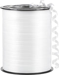 500 Yards White Curling Ribbon-Balloon String-Balloon Ribbon Roll for Party Decoration, Gift Wrapping, Wedding, Art Crafts, Florist Flower