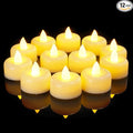 Amagic 12/24/50/100/150 Pack Flameless LED Tea Lights Candles Battery Operated, Electric Fake Tealight Candles for Votive, Halloween, Christmas, Home Decor, Wedding, Table Decor