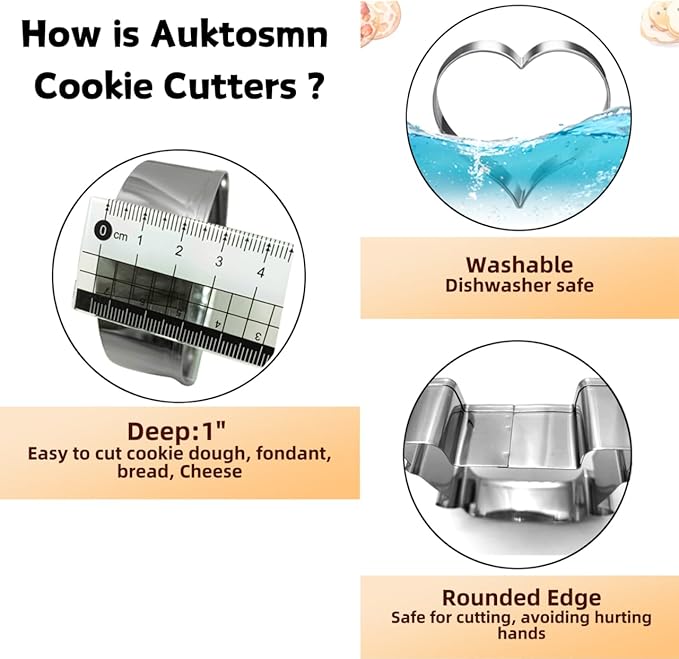 Bow Cookie Cutter with Long Ribbon- 4 Inch - Dishwasher Safe - Metal Cookie Cutter for Baking - Perfect for Baby Shower, Birthday, Wedding, and Holiday Cookies