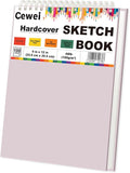 Cute Sketch Book for Kids Ages 8-12 Girls, 1 Pack-100 Sheets Purple Sketch Book 9x12, 68lb/100gsm Cute Sketchbook for Girls, Spiral Sketch Pads for Drawing, Art Supplies for Teens.