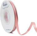 Ribbli Double Faced Dusty Pink/Rose Gold Satin Ribbon,1/4” x Continuous 25 Yards,Use for Craft Bows Bouquet, Gift Wrapping, Wedding Decoration, Floral Arrangement