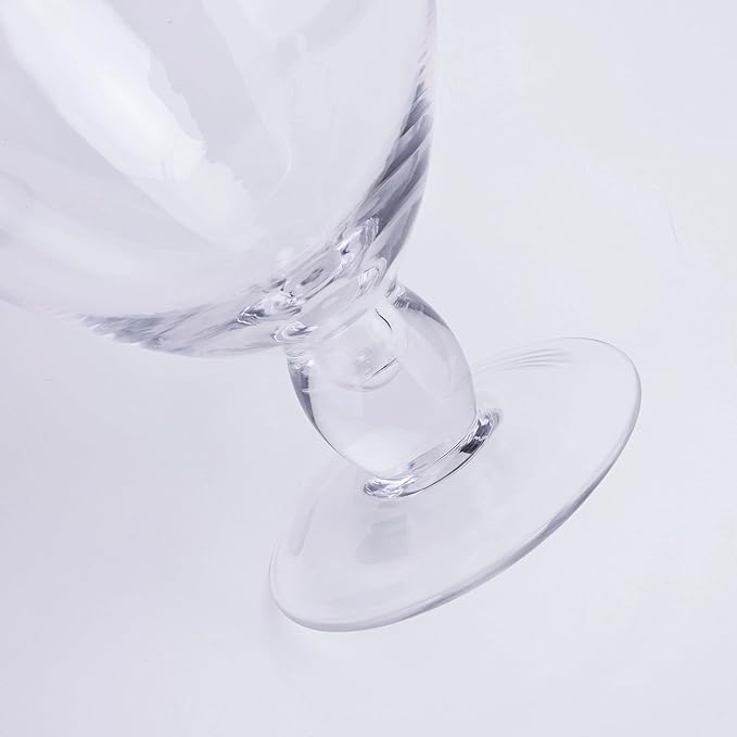 Glass Apothecary Jars with Lid, Clear Glass Candy Jar for Candy Buffet, Decorative Glass Jar for Party, Wedding and Home Decor, Classic Glass Candy Canister (Height: 12.6", Diameter: 6.5")