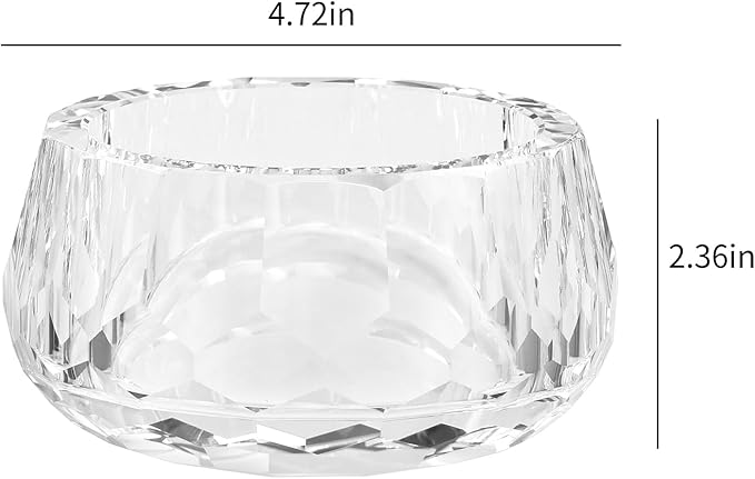 kitCom Jar of Crystal Jewelry, Crystal Wedding Candy Buffet Jar, Home Decoration Party Cotton Swab Storage, Office Birthday Gift (2lb)
