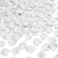 1000 Pcs White Rose Petals Artificial Silk Flower Petals Romantic Decorations for Wedding Engagement Birthday Event Anniversary Party Backdrop Supplies