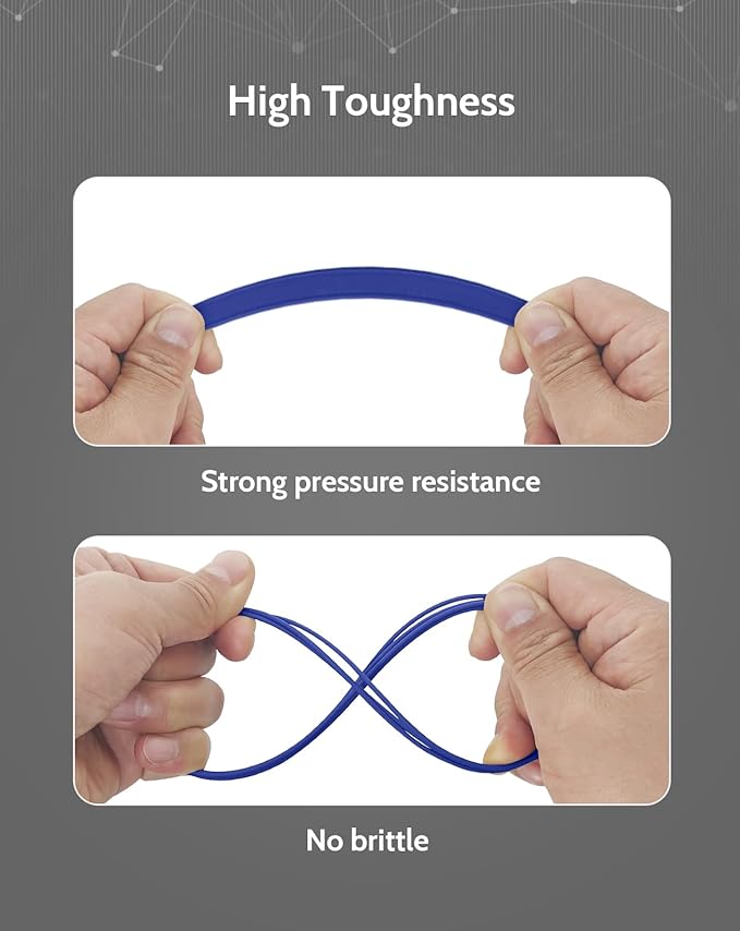 DURAMIC 3D PLA Plus Filament 1.75mm Blue Tougher and Stronger Dimensional Accuracy Probability +/- 0.02mm