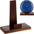 Weysat 6 Inch Wooden Stand for Display Plate Postcard Picture Book Display Stand with Square Block Base Picture Frame Easel for Home Office Decorative