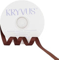 Coffee Brown Satin Ribbon 3/8 inch X Continuous 50 Yards, Single Face Polyester Ribbon Perfect for Gift Wrapping, Flower Bouquet, Wedding Decor, Crafts, Bow Making, Sewing and More