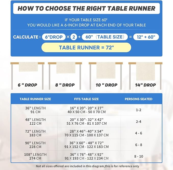 Artoid Mode Floral Leaves Christmas Table Runner, Wild Flowers and Grasses Winter Kitchen Dining Table Decoration for Home Party Decor 13x72 Inch