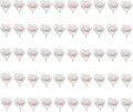 50 Pcs Silver Heart Shaped Balloon Foil Balloon 5 inch Heart Balloon for Valentinge's day Wedding Decoration (silver)