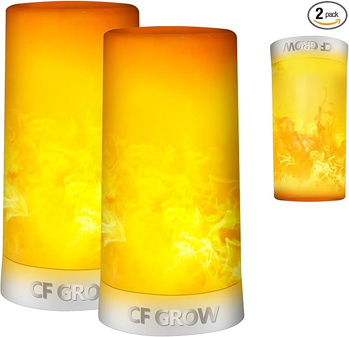 LED Flame Light, Flame lamp Candles Fire Lanterns Outdoor Hanging Lamps,USB Rechargeable Waterproof Dimmable 4 Modes Lantern,Outdoor Flickering Light Bulb with Gravity Sensing Effect&Magnetic Base