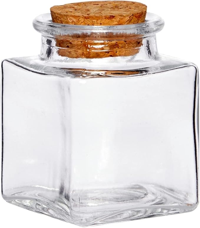 BLUE PANDA 15 Pack Small Glass Bottles with Cork Stoppers - Mini Jars with Cork Lids, Twine, and Blank Tags for Crafting & Spices - Small Bottles 1.7 Oz (50ml)