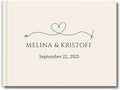Wedding Guest Book – Personalized Polaroid Guest Book for Wedding Reception, Custom Sign In Photo Book with Blank Pages, Elegant Keepsake for Guests (Linen Cream)