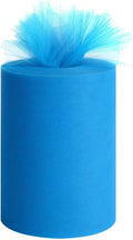 Tulle Rolls 6” by 100 Yards (300 feet) Tulle Roll Spool Fabric for DIY Tutu Skirts Wedding Baby Shower Crafts Decorations Party Supplies (Light Blue)