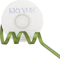 Olive Green Satin Ribbon 1/4 inch X Continuous 25 Yards, Single Face Polyester Ribbon Perfect for Gift Wrapping, Flower Bouquet, Wedding Decor, Crafts, Bow Making, Sewing and More
