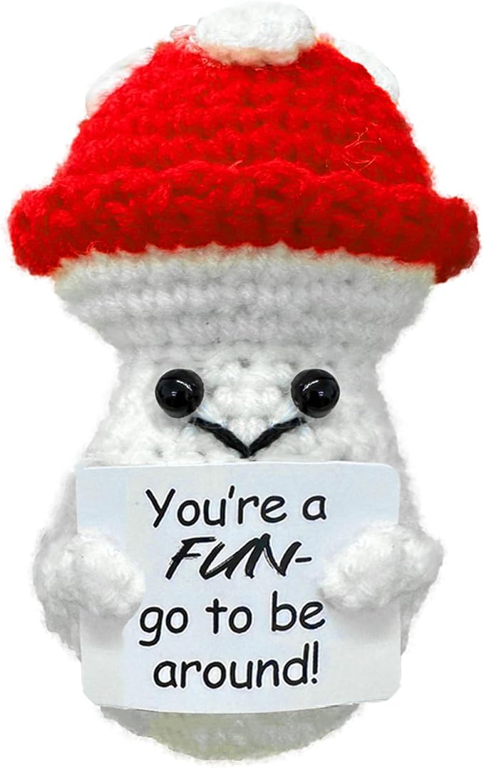 Birthday Gifts for Women Man-Emotional Cheer Support,Funny Handmade Mushroom,Unique Cute Presents for Her Him Women Men Friend Coworker Family