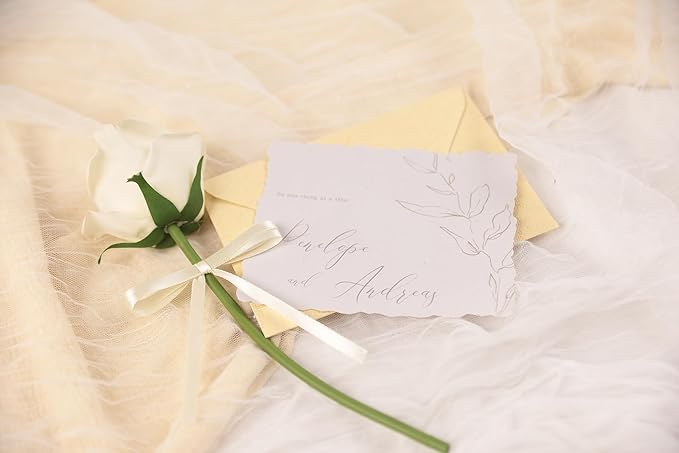Beige Satin Ribbon 1/4 inch X Continuous 50 Yards, Single Face Polyester Ribbon Perfect for Gift Wrapping, Flower Bouquet, Wedding Decor, Crafts, Bow Making, Sewing and More
