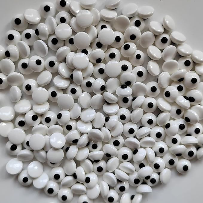 1 Bottle Candy Eyes Eyeballs - Cake Cupcake Toppers - Edible Baking Decorations for Cupcakes, Cakes, Cookies - Halloween, Christmas, Easter, and Edible Art Project Candy