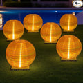Floating Lanterns LED Pool Lights,IP68 Waterproof Pool Lights That Float ,13 Color Changes by Remote Control for Pool Decor,Outdoor Party,Wedding (2Pcs - 10 inches)
