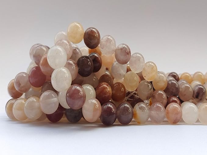 Stone Beads 10mm 60pcs Violet Jade Beads Round Loose Gemstones Beads for Bracelet Necklace Jewelry Making (10mm, 61002 Violet Jade)