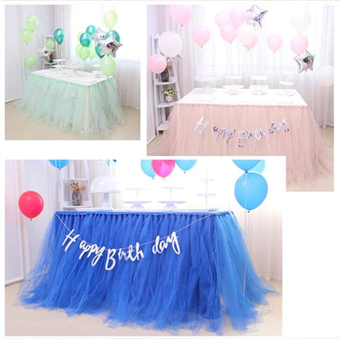 Tulle Fabric Roll, 6” by 200 Yards (600FT) Tulle Organza Fabric Spool for DIY Tutu Skirt Baby Shower Decor Wedding Backdrop Crafts Birthday Party Supplies (Mint)