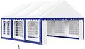 HERA'S PALACE 16'x 20' Outdoor Tents for Parties Large Canopy Tent with 8 Removable Sidewalls Heavy Duty Party Tent for Graduation Wedding and Birthday (Blue)