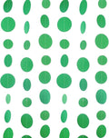 Green Paper Garland Circle Dot Party Banner Streamer Backdrop Hanging Decorations, 20 Feet in Total