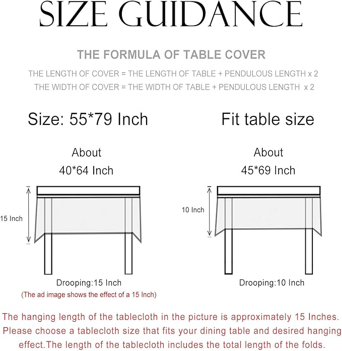 patdrea Designer Vintage Linen Table Cloth for Rectangle Table,Leopard Animal Pattern Soft Breathable Tablecloth,Decor Cover for Kitchen Dining,Christmas,Parties,Thanksgiving,55"x79"-from