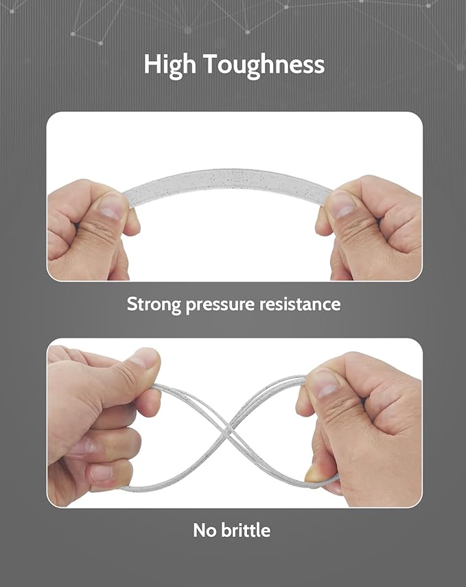 DURAMIC 3D PLA+ Filament 1.75mm 2Kg Marble, PLA Plus Filament 2 Pack 1kg Spool(2.2lbs) Tougher and Stronger, Dimensional Accuracy Probability +/- 0.02mm