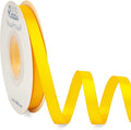 Ribbli Double Faced Maize Yellow Satin Ribbon,3/8” x Continuous 25 Yards,Use for Bows Bouquet,Gift Wrapping,Floral Arrangement