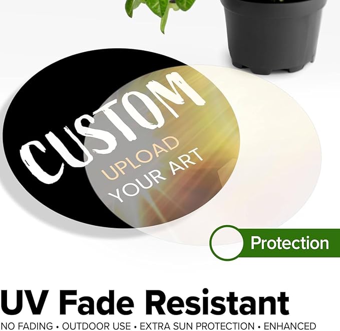Custom Stickers for Weddings, Birthdays & Businesses - Personalized Labels with Your Logo - Waterproof, Fade and Heat Resistant - Pack of 100-1000 (Custom Image, 1.5 Inch)