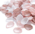 Ling's Moment Rose Petals, Silk Flower Petals for Wedding/Aisle/Flower Girl Baskets/Table Centerpiece Décor,etc.Blush White Dusty Rose 200pcs