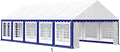 HERA'S PALACE 16'x 32' Outdoor Tents for Parties Large Canopy Tent with 12 Removable Sidewalls Heavy Duty Party Tent for Graduation Wedding and Birthday (Blue)