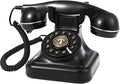 Audio Guest Book Wedding Phone, Audio Guest Book Record Customized Audio Messages Guest Book Alternatives Classic Retro Phone for Parties Birthdays Rentals Confessions Special Occasions (Black)